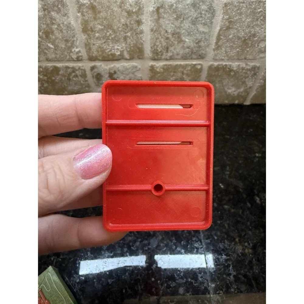 Vintage Mid-Century Plastic Witch Needle Threader Western Germany Threading Tool